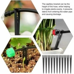 SUINGA Pack 50 X Support Microtube Pour Tubes Irrigation De 3 à 7 Mm -Promos Arrosage automatique Magasin 33533715 4