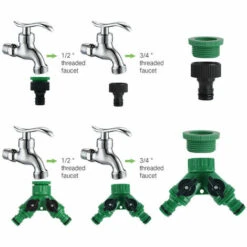 ASUPERMALL 100Ft 30M Kit De Systeme D'Irrigation Goutte A Goutte Automatique Minuterie Micro Arrosage Arrosage De Jardin -Promos Arrosage automatique Magasin 33914538 3