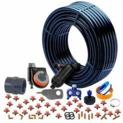 Plantawa Kit Arrosage Automatique Goutte à Goutte Avec Programmateur Dans Potager Urbain Ou Jardin Haute Qualité