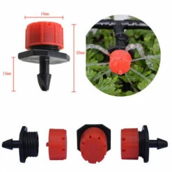 ASUPERMALL Brouillard Systeme De Refroidissement Automatique D'Irrigation Goutte A Goutte Systeme D'Irrigation De Jardin Usine D'Arrosage Automatique Kit Tuyau, 5 M - 5 M -Promos Arrosage automatique Magasin 34345514 3