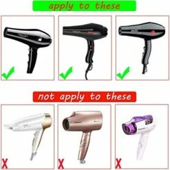 ABCRITAL Diffuseur À Air Chaud Pour Cheveux Bouclés, Séchage Doux, Boucles Définies Sans Effet De Frisottis -Promos Arrosage automatique Magasin 36352298 3