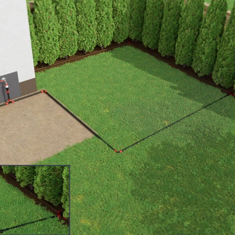 HOLZBRINK Système D’irrigation Goutte-à-goutte, Kit D’arrosage Pour Les Thuyas : Tuyau D’arrosage 5 M ADVANCED 16 Mm, 5 M Tube LDPE 16 Mm, HTB-13-5A-5 2 HOLZBRINK Système D’irrigation Goutte-à-goutte, Kit D’arrosage Pour Les Thuyas : Tuyau D’arrosage 5 M ADVANCED 16 Mm, 5 M Tube LDPE 16 Mm, HTB-13-5A-5 – Image 2