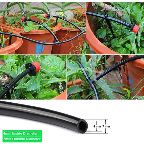 DONTODENT Système D'irrigation Jardin,Micro Irrigation Goutte à Goutte Kit Arrosage Automatique,Systeme Arrosage Aoutte A Goutte Irrigation De Jardin Pour PlantesTuyau Goutte à Goutte 2 DONTODENT Système D'irrigation Jardin,Micro Irrigation Goutte à Goutte Kit Arrosage Automatique,Systeme Arrosage Aoutte A Goutte Irrigation De Jardin Pour PlantesTuyau Goutte à Goutte – Image 2