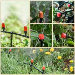 DONTODENT Système D'irrigation Jardin,Micro Irrigation Goutte à Goutte Kit Arrosage Automatique,Systeme Arrosage Aoutte A Goutte Irrigation De Jardin Pour PlantesTuyau Goutte à Goutte 6 DONTODENT Système D'irrigation Jardin,Micro Irrigation Goutte à Goutte Kit Arrosage Automatique,Systeme Arrosage Aoutte A Goutte Irrigation De Jardin Pour PlantesTuyau Goutte à Goutte -Promos Arrosage automatique Magasin 36419661 3