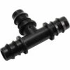 DONTODENT Tuyau D'irrigation Goutte à Goutte Micro Tee 16PE Tuyau D'eau Attache Rapide De Raccordement De Connecteur