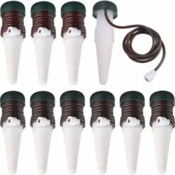BETTERLIFE Irrigation Goutte à Goutte Kit, 10 Pièces Arrosage Plantes Automatique, Distributeur Eau Plante Arrosage Automatique Système, Pour Jardin Maison Intérieur Extérieur