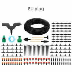 ZEBRAA 168Pcs Kit D'irrigation Système D'irrigation De Jardin Goutte à Goutte Patio De Serre 15m Tuyau
