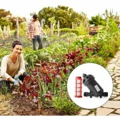 BARES Filtre à Eau Dirrigation Goutte, 120 Mesh 130 Micron Niveau Filtre à Disque Goutte à Goutte Filtre à Eau Dirrigation, Pour Lirrigation Goutte à Goutte Agriculture Jardin Arrosage -Promos Arrosage automatique Magasin 41012105 3