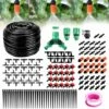 TANABATA Kit D'irrigation Goutte,40M Kit Micro Irrigation Goutte,149 Pcs Système D'irrigation Jardin Système D'Arrosage Micro Flow Automatique Pour Jardin, Pelouse, Plante, Paysage, Potager, Serre