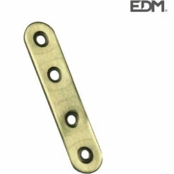 EDM Platine à Visser En Acier Inox 100x19x2mm