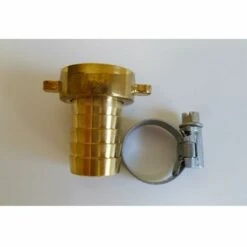 Connecteur De Tuyau Avec Collier De Serrage 3/4X15/16Mm Laiton Poli Saneaplast 550690