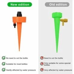 TANABATA Arrosage Goutte à Goutte, 21 Pcs Irrigation Goutte à Goutte Avec SystèMe D'Arrosage à LibéRation Lente, Irrigation Goutte à Goutte Kit Pour Les Plantes D'IntéRieur Et D'ExtéRieur (Couleur Aléatoire) -Promos Arrosage automatique Magasin 42486627 5