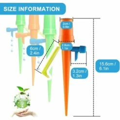TANABATA 12 Pcs Irrigation Goutte à Goutte Kit,Arrosager Plantespour Jardin,Arrosage Plantes Automatique, Le Jardin Plantes Système D’Irrigation, Pour Jardin Intérieur Et Extérieur -Promos Arrosage automatique Magasin 42486631 2