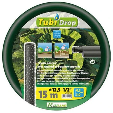 RIBIMEX Tuyau D'arrosage Porreux 12,5x15 Tubi'Drop 2 RIBIMEX Tuyau D'arrosage Porreux 12,5x15 Tubi'Drop – Image 2
