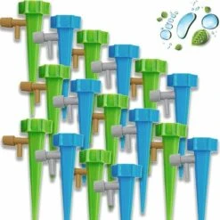 BRIDAY Arrosage Automatique 16 Pi&egrave,ces Syst&egrave,me D'irrigation Jardin Goutte &agrave, Goutte Kit Pour Plantes En Pot, Arrosage R&eacute,glable, De Jardin Pour Fleurs Id&eacute,al Pour Les Vacances