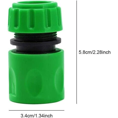 Raccords De Tuyau D'arrosage Raccords De Tuyau D'arrosageRaccords De Tuyau D'arrosage De Vanne De Régulation De Débit D'eau Accessoire Et Raccord Goutte à Goutte6pièces Irisfr (vert) 2 Raccords De Tuyau D'arrosage Raccords De Tuyau D'arrosageRaccords De Tuyau D'arrosage De Vanne De Régulation De Débit D'eau Accessoire Et Raccord Goutte à Goutte6pièces Irisfr (vert) – Image 2