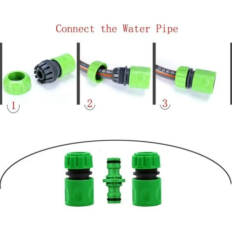 Raccords De Tuyau D'arrosage Raccords De Tuyau D'arrosageRaccords De Tuyau D'arrosage De Vanne De Régulation De Débit D'eau Accessoire Et Raccord Goutte à Goutte6pièces Irisfr (vert) 4 Raccords De Tuyau D'arrosage Raccords De Tuyau D'arrosageRaccords De Tuyau D'arrosage De Vanne De Régulation De Débit D'eau Accessoire Et Raccord Goutte à Goutte6pièces Irisfr (vert) – Image 4