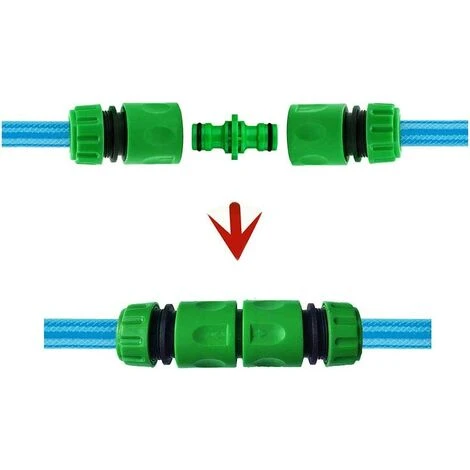 Raccords De Tuyau D'arrosage Raccords De Tuyau D'arrosageRaccords De Tuyau D'arrosage De Vanne De Régulation De Débit D'eau Accessoire Et Raccord Goutte à Goutte6pièces Irisfr (vert) 5 Raccords De Tuyau D'arrosage Raccords De Tuyau D'arrosageRaccords De Tuyau D'arrosage De Vanne De Régulation De Débit D'eau Accessoire Et Raccord Goutte à Goutte6pièces Irisfr (vert) – Image 5