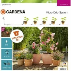 Kit Dextension Pour Pots De Fleurs GARDENA Micro-Drip System 13005-20 Ø 13 Mm (1/2) 5 M