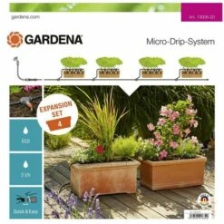 Kit Dextension Pour Jardinières GARDENA Micro-Drip System 13006-20 Ø 13 Mm (1/2) 10 M