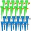 SUN FLOWER 24PCS Goutte à Goutte Kit, Irrigation Goutte à Goutte Bouteille, Arroseur Automatique Plantes, Arrosage Goutte A Goutte, Avec Vannes De Régulation, Pour Jardin Maison Intérieur Extérieur