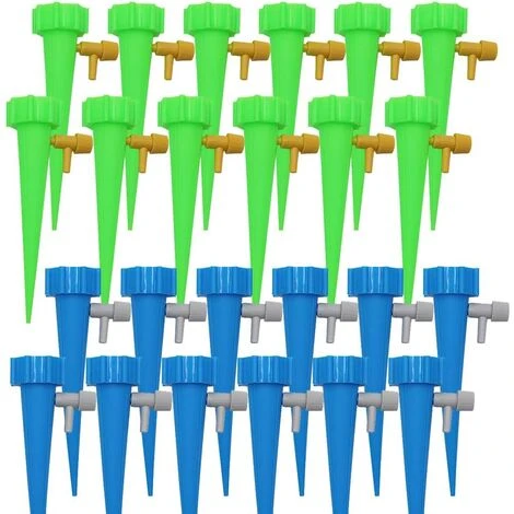 SUN FLOWER 24PCS Goutte à Goutte Kit, Irrigation Goutte à Goutte Bouteille, Arroseur Automatique Plantes, Arrosage Goutte A Goutte, Avec Vannes De Régulation, Pour Jardin Maison Intérieur Extérieur 1 SUN FLOWER 24PCS Goutte à Goutte Kit, Irrigation Goutte à Goutte Bouteille, Arroseur Automatique Plantes, Arrosage Goutte A Goutte, Avec Vannes De Régulation, Pour Jardin Maison Intérieur Extérieur