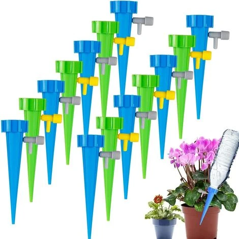 SUN FLOWER 24PCS Goutte à Goutte Kit, Irrigation Goutte à Goutte Bouteille, Arroseur Automatique Plantes, Arrosage Goutte A Goutte, Avec Vannes De Régulation, Pour Jardin Maison Intérieur Extérieur 2 SUN FLOWER 24PCS Goutte à Goutte Kit, Irrigation Goutte à Goutte Bouteille, Arroseur Automatique Plantes, Arrosage Goutte A Goutte, Avec Vannes De Régulation, Pour Jardin Maison Intérieur Extérieur – Image 2