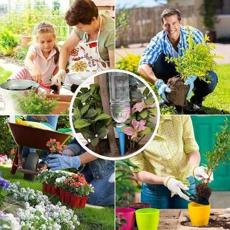 SUN FLOWER 24PCS Goutte à Goutte Kit, Irrigation Goutte à Goutte Bouteille, Arroseur Automatique Plantes, Arrosage Goutte A Goutte, Avec Vannes De Régulation, Pour Jardin Maison Intérieur Extérieur 4 SUN FLOWER 24PCS Goutte à Goutte Kit, Irrigation Goutte à Goutte Bouteille, Arroseur Automatique Plantes, Arrosage Goutte A Goutte, Avec Vannes De Régulation, Pour Jardin Maison Intérieur Extérieur – Image 4