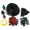 SUN FLOWERIT Kit D'irrigation Goutte - 25m Micro Irrigation Goutte à Goutte Réglable De Jardin DIY Système D’arrosage Automatique Pour Jardin, Pelouse, Plante, Paysage, Potager, Serre