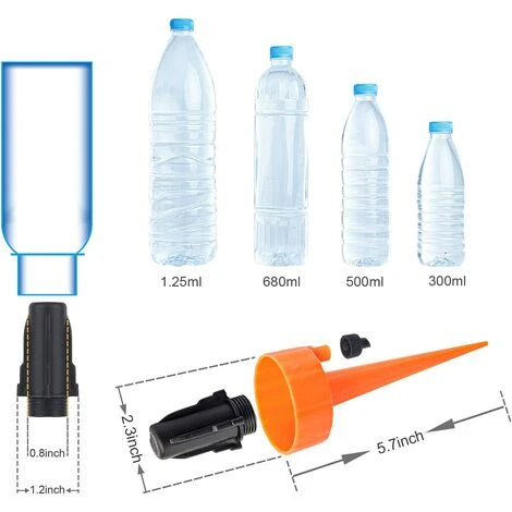 MODOU Pointes D'arrosage Automatique 6PCS, Dispositifs D'arrosage Automatique Des Plantes, Abreuvoir Automatique Pour Plantes D'irrigation Goutte à Goutte Avec Interrupteur De Soupape De Commande à Libération Lente Pour L'arrosage Des Plantes D'extérieur Et De 3 MODOU Pointes D'arrosage Automatique 6PCS, Dispositifs D'arrosage Automatique Des Plantes, Abreuvoir Automatique Pour Plantes D'irrigation Goutte à Goutte Avec Interrupteur De Soupape De Commande à Libération Lente Pour L'arrosage Des Plantes D'extérieur Et De – Image 3