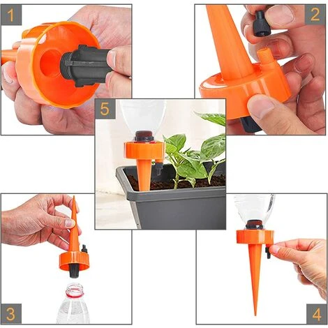 MODOU Pointes D'arrosage Automatique 6PCS, Dispositifs D'arrosage Automatique Des Plantes, Abreuvoir Automatique Pour Plantes D'irrigation Goutte à Goutte Avec Interrupteur De Soupape De Commande à Libération Lente Pour L'arrosage Des Plantes D'extérieur Et De 4 MODOU Pointes D'arrosage Automatique 6PCS, Dispositifs D'arrosage Automatique Des Plantes, Abreuvoir Automatique Pour Plantes D'irrigation Goutte à Goutte Avec Interrupteur De Soupape De Commande à Libération Lente Pour L'arrosage Des Plantes D'extérieur Et De – Image 4