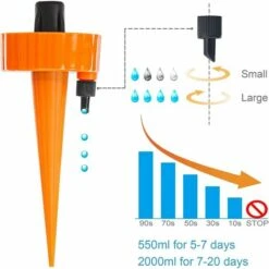 MODOU Pointes D'arrosage Automatique 6PCS, Dispositifs D'arrosage Automatique Des Plantes, Abreuvoir Automatique Pour Plantes D'irrigation Goutte à Goutte Avec Interrupteur De Soupape De Commande à Libération Lente Pour L'arrosage Des Plantes D'extérieur Et De 9 MODOU Pointes D'arrosage Automatique 6PCS, Dispositifs D'arrosage Automatique Des Plantes, Abreuvoir Automatique Pour Plantes D'irrigation Goutte à Goutte Avec Interrupteur De Soupape De Commande à Libération Lente Pour L'arrosage Des Plantes D'extérieur Et De -Promos Arrosage automatique Magasin 46557601 5