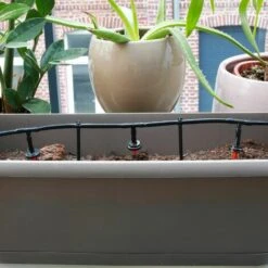 SKYLANTERN Système D'Irrigation Jardin - Kit D'Irrigation Goutte 23m - Systeme Goutte A Goutte Pour Serre, Pots, Potager - Noir -Promos Arrosage automatique Magasin 47379625 3