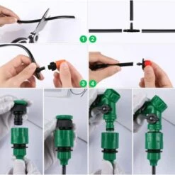 Ensemble Arrosage Automatique, Pour Jardin Extérieur (30 M, 100 Pieds)GroupM 7 Ensemble Arrosage Automatique, Pour Jardin Extérieur (30 M, 100 Pieds)GroupM -Promos Arrosage automatique Magasin 47811549 3