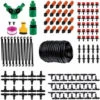 SUPERSELLER Kit D'arrosage Goutte à Goutte Système D'irrigation Automatique à Refroidissement Par Brouillard Système D'irrigation Goutte à Goutte Kit De Tuyau D'arrosage Automatique Pour Plantes De Jardin, 5M - 5M