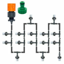 SUPERSELLER Kit D'arrosage Goutte à Goutte Kit De Tuyau D'arrosage Automatique De Jardin De Plante De Système D'irrigation Goutte à Goutte De 33 Pieds Micro Arroseur, 1 Trousse - 1 Trousse -Promos Arrosage automatique Magasin 48931507 4