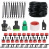 SUPERSELLER Kit D'arrosage Goutte à Goutte 15m DIY Économiser L'eau Automatique Micro Système D'irrigation Goutte À Goutte Jardin Serre Irrigation Spray Auto-Arrosage Kits, Multicolore - Multicolore