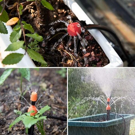 LITREVE Kit Système D'irrigation DIY Jardinage 40M Goutte à Goutte Jardin Système D'Arrosage Pour Jardin, Pelouse, Paysage, Potager 2 LITREVE Kit Système D'irrigation DIY Jardinage 40M Goutte à Goutte Jardin Système D'Arrosage Pour Jardin, Pelouse, Paysage, Potager – Image 2
