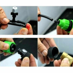 SUPERSELLER Kit D'arrosage Goutte à Goutte Arroseur De Système D'irrigation Micro De Refroidissement De Brumisation D'air De Brumisateur D'eau De Patio De Jardin, Goutteurs 5M&10 - Goutteurs 5M&10 -Promos Arrosage automatique Magasin 49928747 3