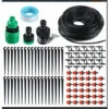ZHUOXUAN Système D'irrigation Jardin, Micro Irrigation Goutte à Goutte Kit Arrosage Automatique,Systeme Arrosage Aoutte A Goutte Irrigation De Jardin Pour Plantes -(30M Tuyau Goutte à Goutte)