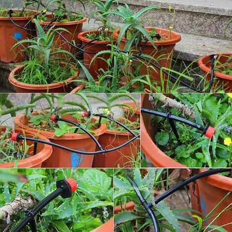 ZHUOXUAN Système D'irrigation Jardin, Micro Irrigation Goutte à Goutte Kit Arrosage Automatique,Systeme Arrosage Aoutte A Goutte Irrigation De Jardin Pour Plantes -(30M Tuyau Goutte à Goutte) 2 ZHUOXUAN Système D'irrigation Jardin, Micro Irrigation Goutte à Goutte Kit Arrosage Automatique,Systeme Arrosage Aoutte A Goutte Irrigation De Jardin Pour Plantes -(30M Tuyau Goutte à Goutte) – Image 2