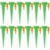ALMI Goutteurs D'irrigation Automatique, 12Pack D'arrosage Automatique Avec Plantes Réglables Arrosage Des Fleurs Pour Les Plantes En Pot, Adapté à La Plupart Des Bouteilles (Vert)