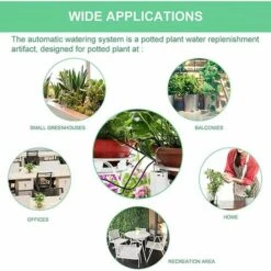 ALMI Système D'irrigation Jardin, Automatique Micro Irrigation Goutte à Goutte Kit Avec Minuterie D'eau, Système D'Auto-Arrosage Réglable Pour Paysage Patio Serre Pelouse Plante#2 9 ALMI Système D'irrigation Jardin, Automatique Micro Irrigation Goutte à Goutte Kit Avec Minuterie D'eau, Système D'Auto-Arrosage Réglable Pour Paysage Patio Serre Pelouse Plante#2 -Promos Arrosage automatique Magasin 50909318 5