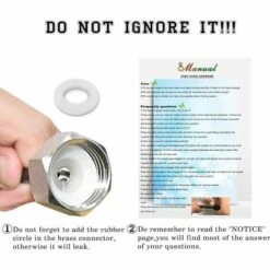 ALMI Système De Brumisateur Extérieur Pré-Assemblé Ligne De Brumisation 18M + 21 Buses D'irrigation Laiton+Un Raccord Laiton(3/4") Système Refroidissement Pour Jardin Trampoline Serre Terrasse (18M, Noir) -Promos Arrosage automatique Magasin 50909990 5