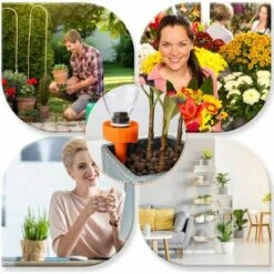 Kit D'irrigation Goutte à Goutte Automatique Pour Plantes Système De Plantes De Jardin Amélioré Système D'irrigation Goutte à Goutte Pour Plantes D'intérieur Et D'extérieur (12 Pièces)Macaron -Promos Arrosage automatique Magasin 50929350 5