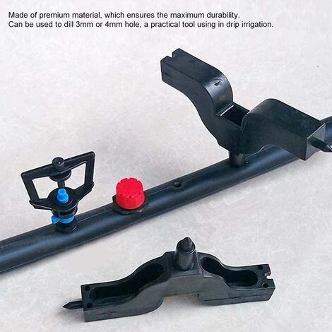 Accessoires D'irrigation Goutte Tuyau De Perforation Outil De Perforation De Tuyau Outil D'irrigation Goutte-à-Goutte De Jardin Noir De Outil De Forage De Trou De Forage,Irisfr 3 Accessoires D'irrigation Goutte Tuyau De Perforation Outil De Perforation De Tuyau Outil D'irrigation Goutte-à-Goutte De Jardin Noir De Outil De Forage De Trou De Forage,Irisfr – Image 3