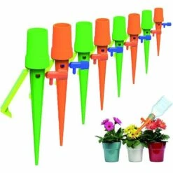 GDRHVFD 10Pcs Goutte À Goutte Bouteille, Arroseur Automatique De Plantes - Irrigation Goutte À Goutte Bouteille, Arroseur Automatique Plantes, Arrosage Goutte A Goutte, Avec Vannes De Régulation