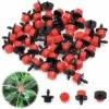 GUAZHUNIFR Goutte A Goutte，Brumisateur Arroseur Bricolage Pour Le Jardin Serre，goutte A Goutte， Goutteurs Réglables D'irrigation Arrosage Goutte à Goutte Guazhuni （Rouge 100 PCS)