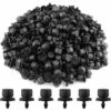 GUAZHUNIFR Lot De 200 Arroseurs Réglables - Micro Drip - Arroseur Réglable - Système Goutte à Goutte Pour Parterres De Fleurs,Guazhuni (noir)