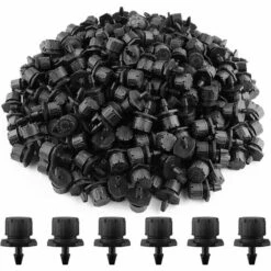 GUAZHUNIFR Lot De 200 Arroseurs Réglables - Micro Drip - Arroseur Réglable - Système Goutte à Goutte Pour Parterres De Fleurs,Guazhuni (noir)